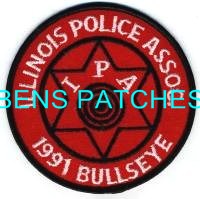 ILLINOIS,ILLINOIS POLICE ASSOCIATION 1991 BULLSEYE 1_wm